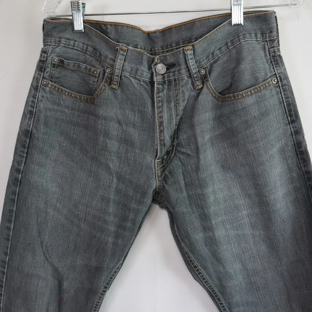 Levi's‎ 514 Jeans Mens 33x30 Straight Fit 5-Pocket Cotton Denim Gray